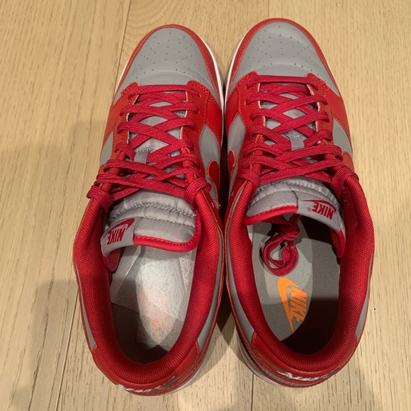Nike dunk low UNLV sz 13 DD1391-002 red grey white - Picture 4 of 9